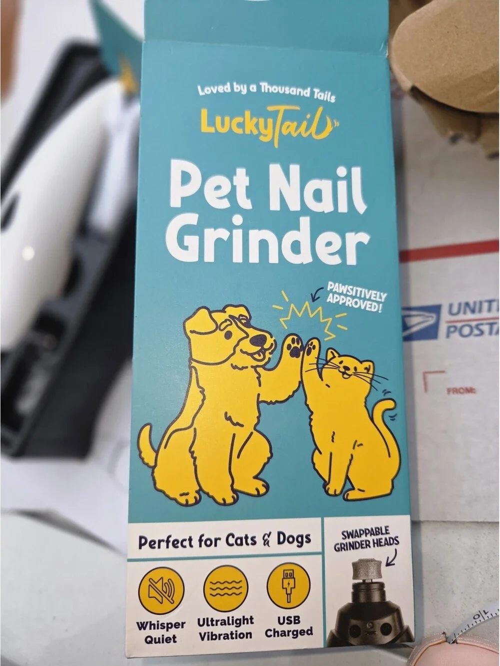 Pet nail grinder USB cord